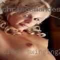 Black swinging